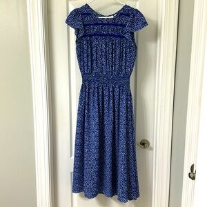 GAP Blue Midi Dress with Elegant Design